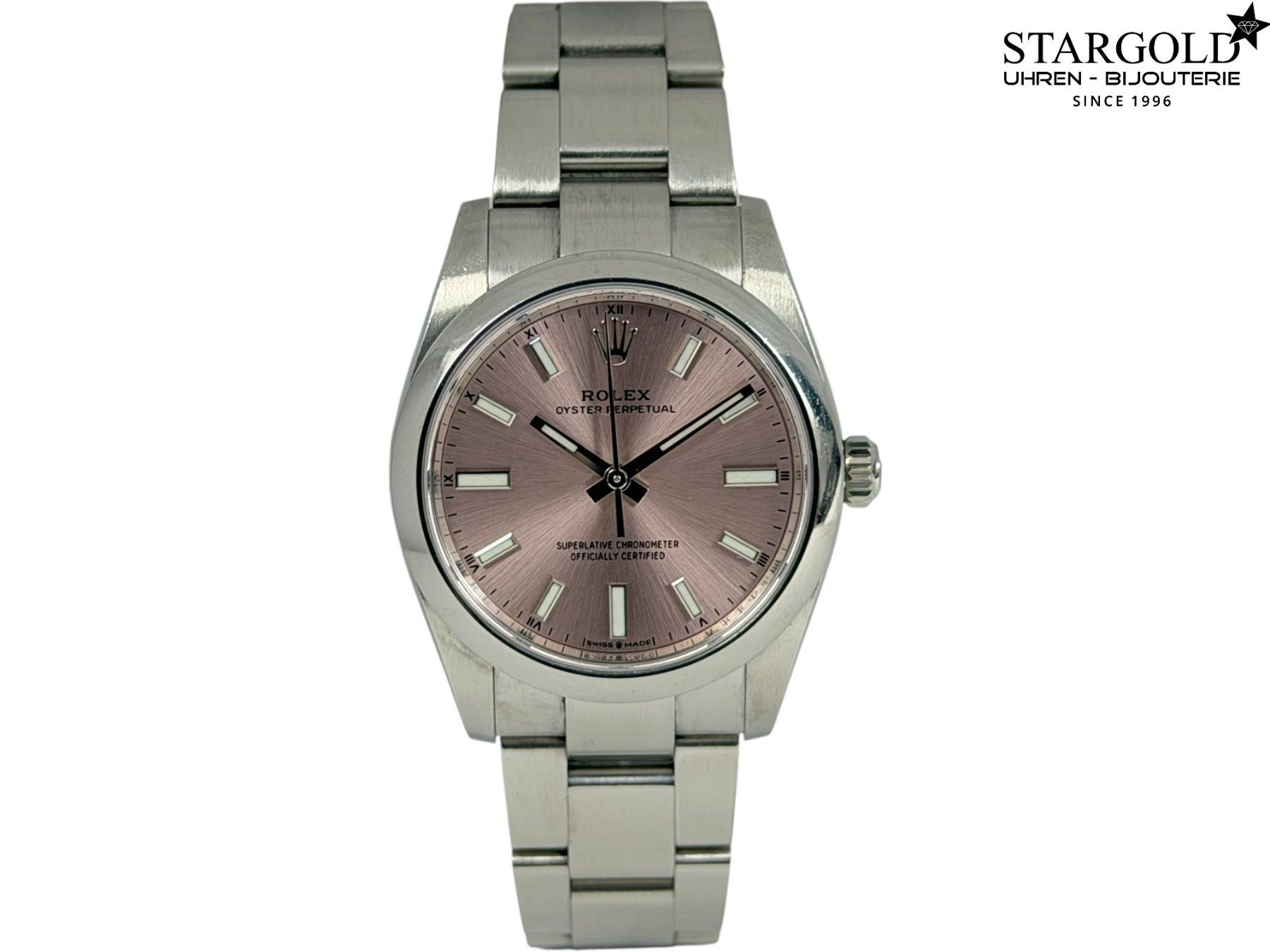 Rolex Montres: Rolex Oyster Perpetual 34 - 124200 – D'occasion à Zürich par Stargold-Uhren