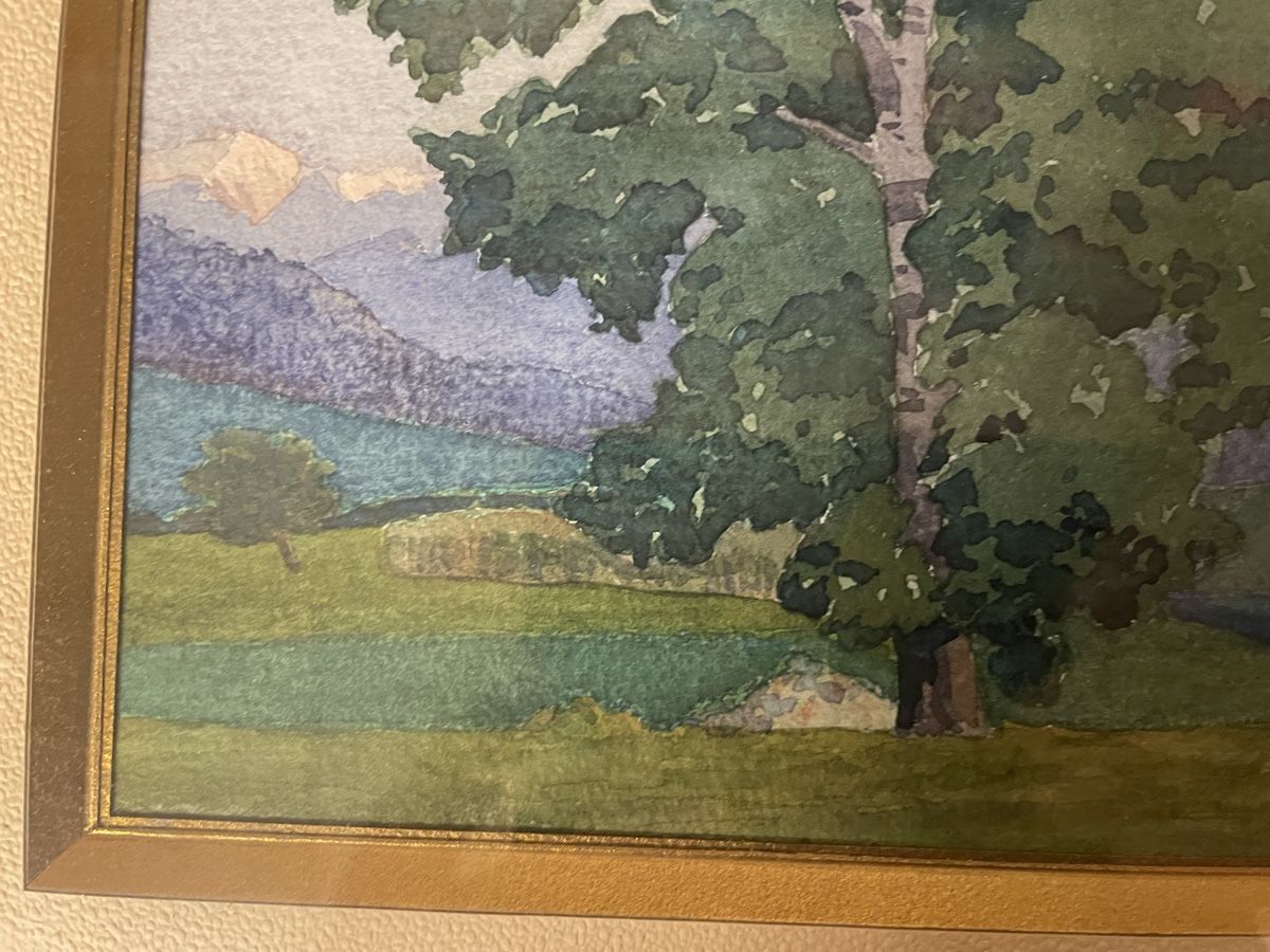 Poster & Bilder: Robert Lanz, Aquarell, um 1900 – Gebraucht aus Hindelbank von chinok01 3