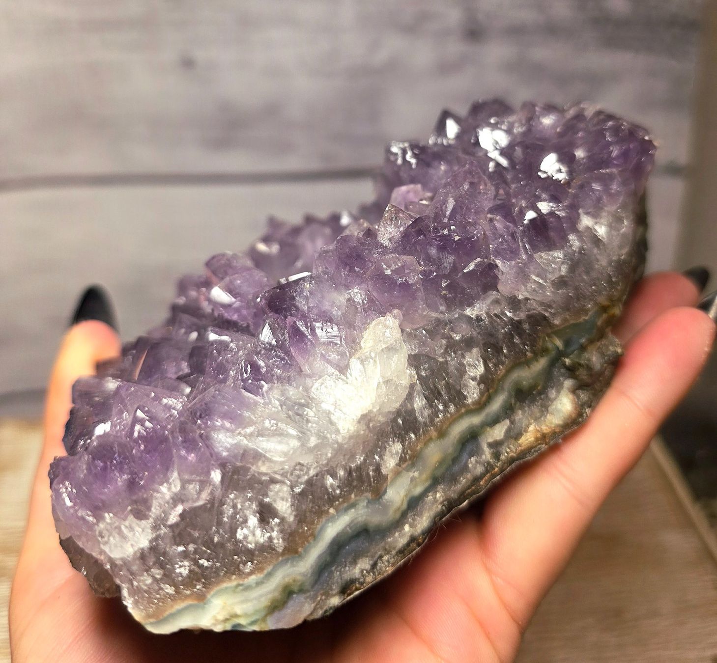 Minerali & Pietre curative: Amethyst Teelicht Halter A 886g – Nuovo e nell'imballaggio originale da Matzingen venduto da Shay_Crystalz 2