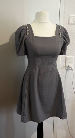 Grey dress with gems
