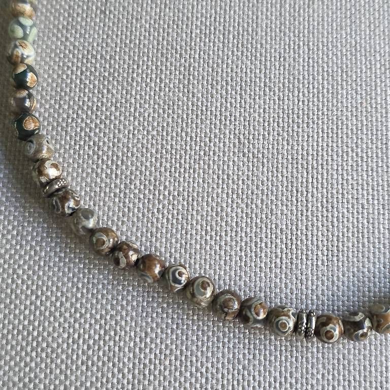 Ketten: Collier en véritable Agate Tibétain, envoi compris  – Gebraucht aus Orbe von Adaline.64 1