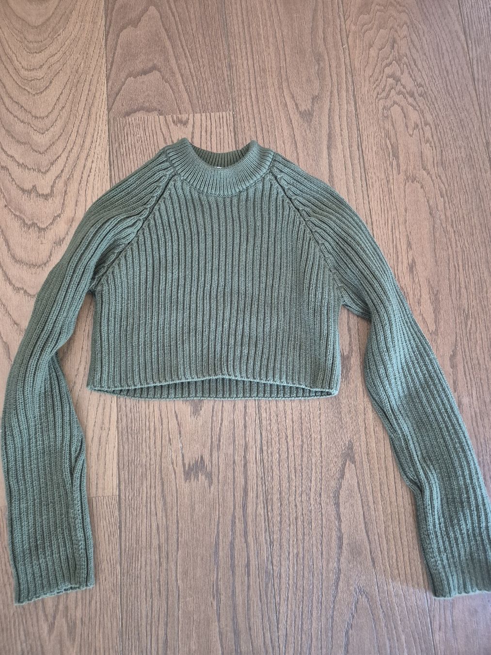 Zara Maglioni & Felpe: Zara Strickpullover, olivgrün, Grösse S – Nuovo (secondo la descrizione) da Unterägeri venduto da Idecurtins