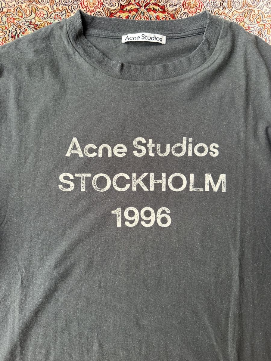 Acne Studios T-shirt: Acne Studios Stockholm 1996 Tee | Large – Usato da Gordola venduto da lance235 4