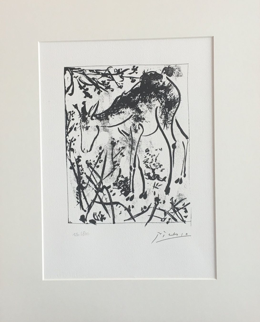 Grafiken & Lithographien: Pablo Picasso   Buffon  "Le Cerf" – Gebraucht aus Nennigkofen von Sommersonnen 1