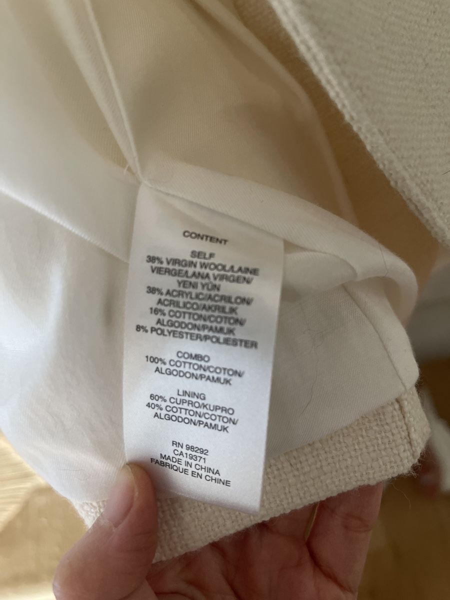 Anzüge & Kostüme: Tibi Cream Wool-Blend Blazer, Size 4, Excellent Cond. – Neu (gemäss Beschreibung) aus Rüti ZH von Claudiaduo 3