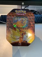 Pokémon Hidden Fates Raichu Tin