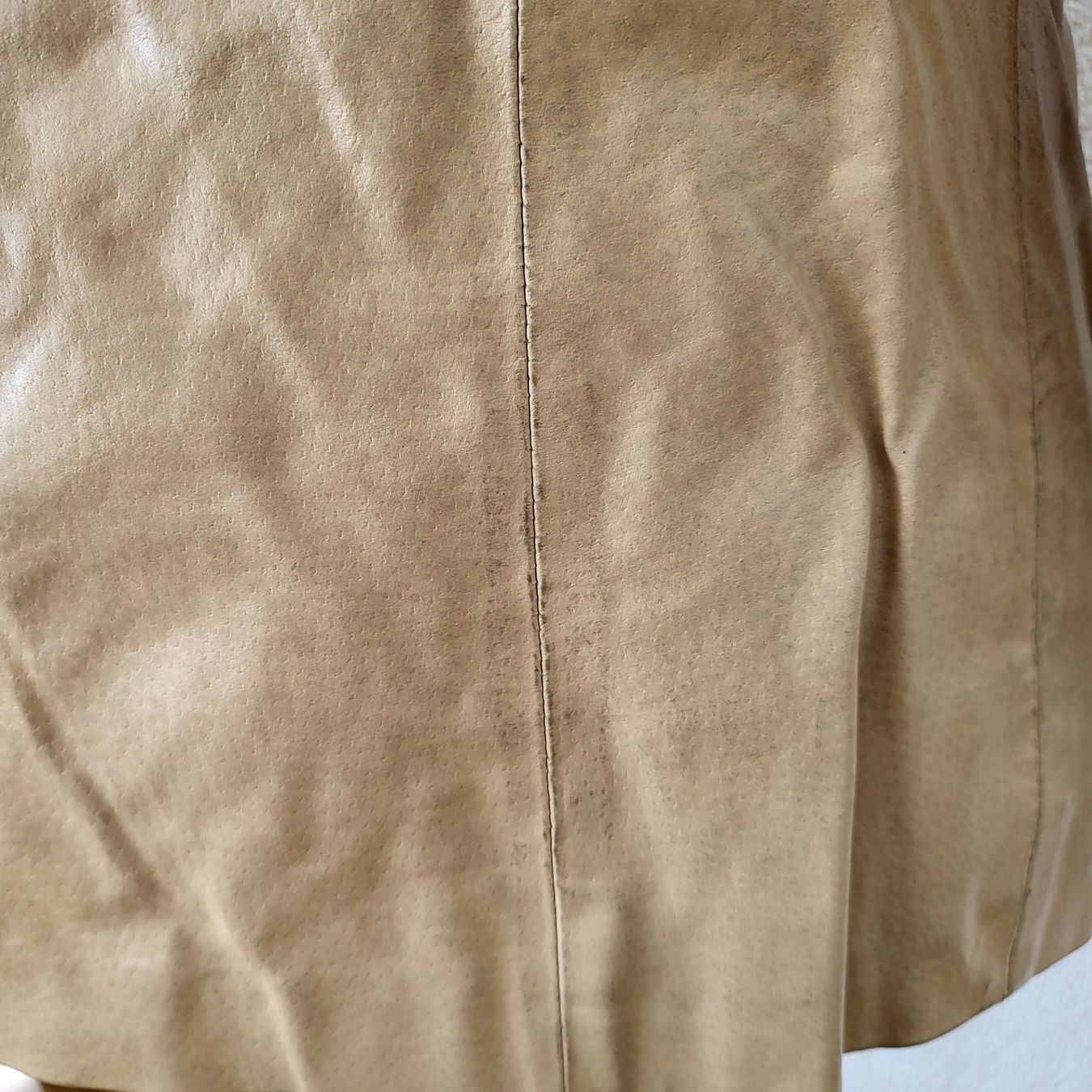 Jacken: Lederjacke, beige, gebraucht, Gr. L – Neu (gemäss Beschreibung) aus Rorschach von mat_5zzq 4