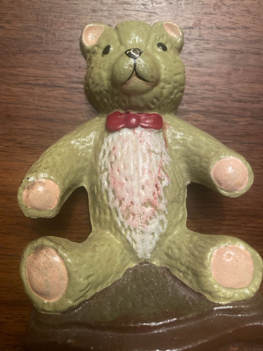 Statuette: Teddybär Statue Guss, Vintage – Usato da Baden venduto da swiss-alps 4