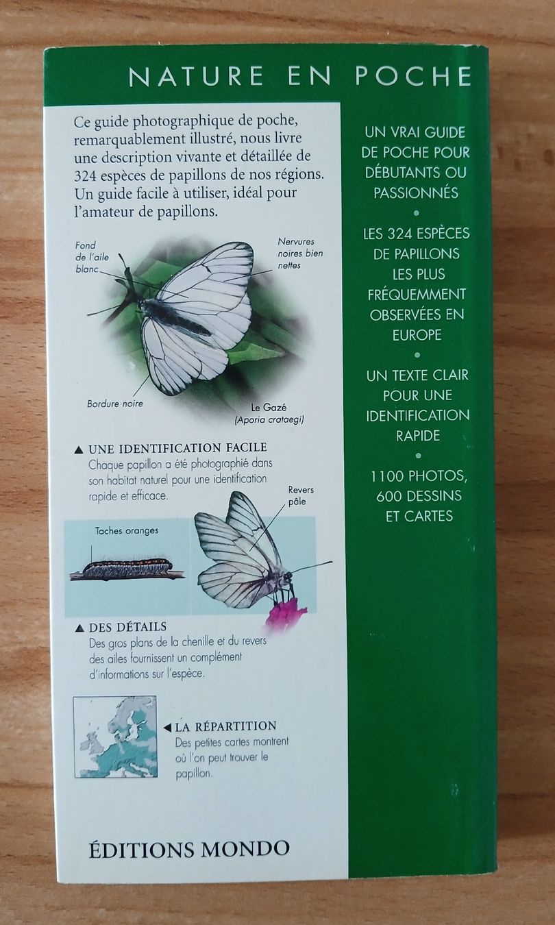 Libri: Papillons, Nature en poche – Usato da Le Sentier venduto da arc_2thy 2