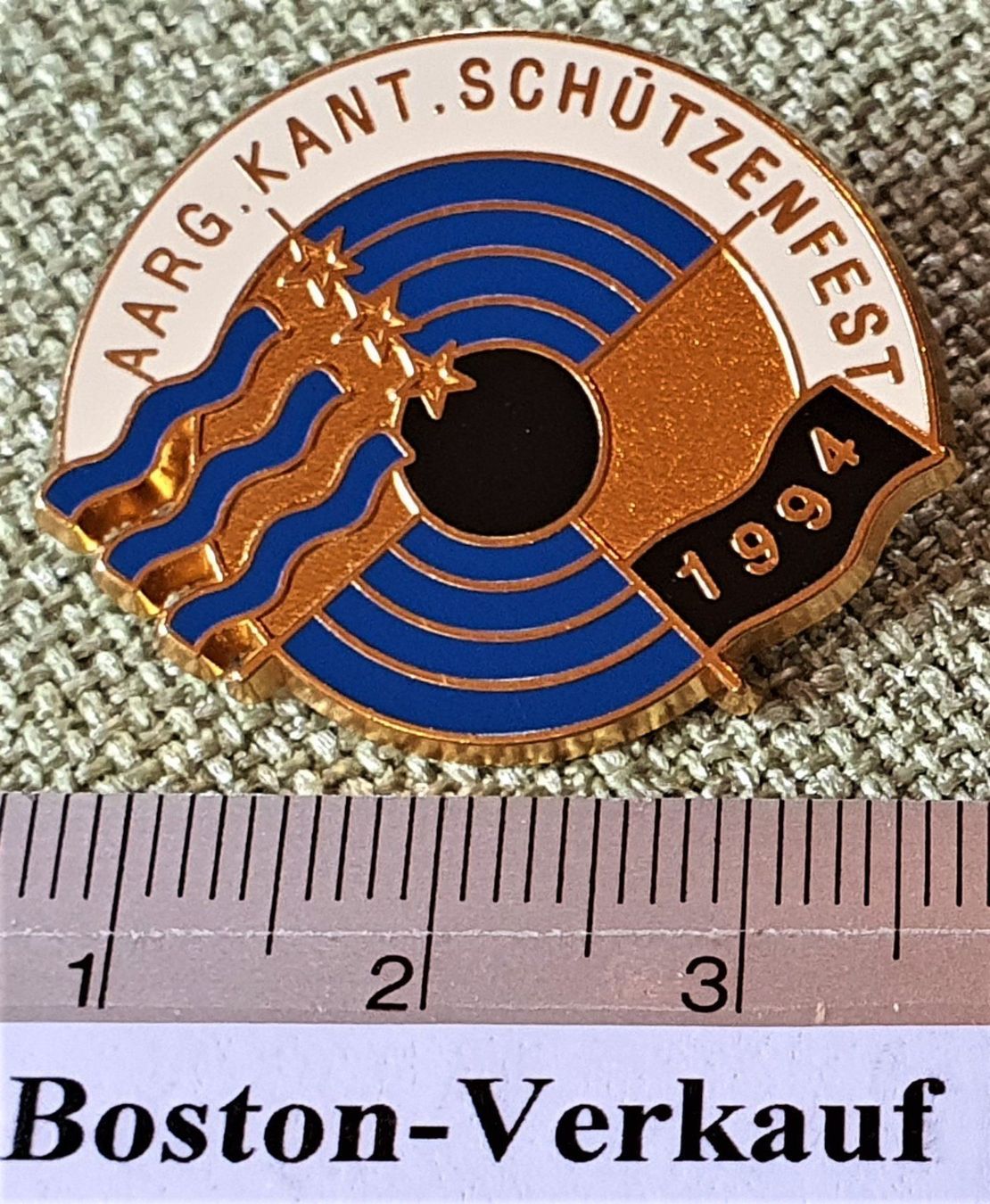 Plaketten & Abzeichen: C735 - Pin Aargauer Kt. Schützen  Fest – Gebraucht aus Reinach BL von Boston-Verkauf 2