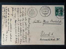 AK 1913 aus Florenz, versendet in Ettiswil