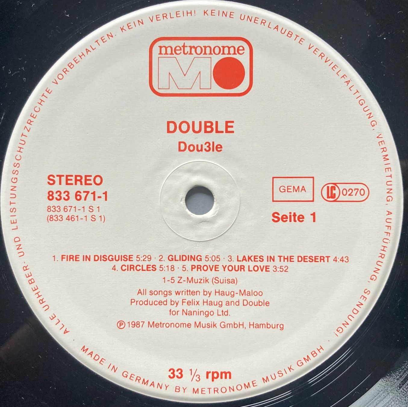 Dischi in vinile: DOUBLE - DOU3LE – Usato da Poliez-Pittet venduto da Newtown-Records 3