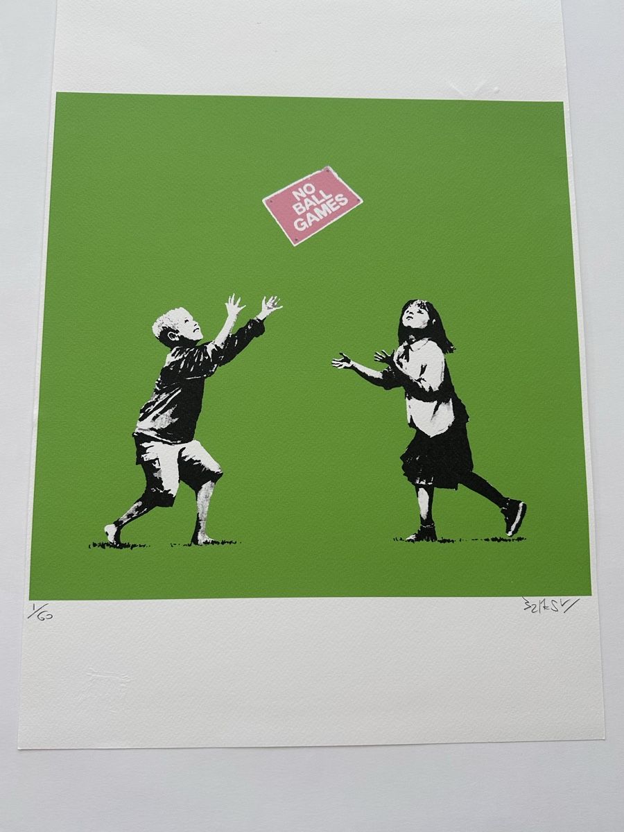Grafica & Litografie: Banksy No Ball Games – Usato da Zürich venduto da Ddechkovd