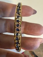 Armband mit Saphiren und Diamanten