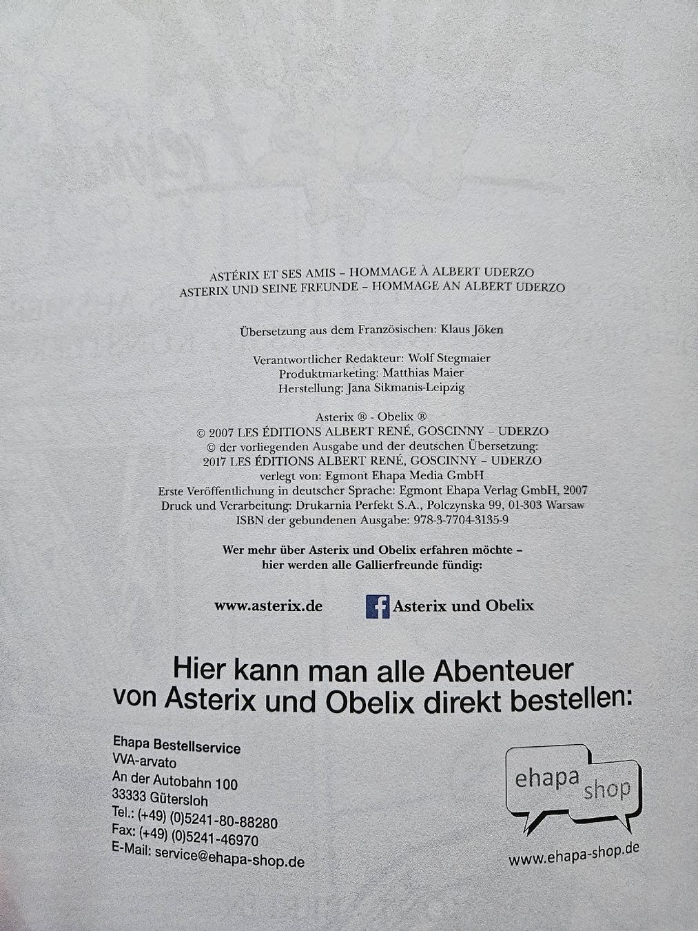 Fumetti: Asterix und seine Freunde – Usato da Eschenbach SG venduto da MarThu 1