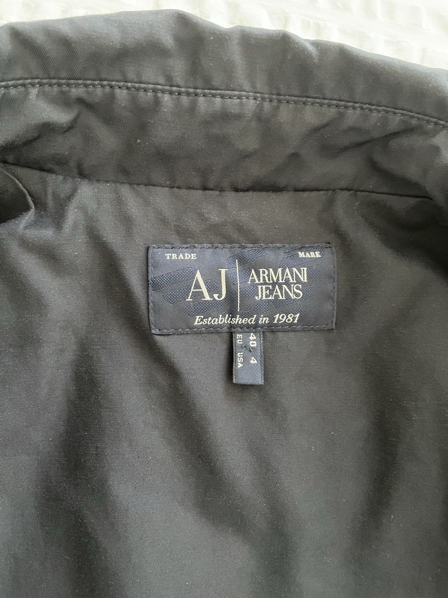 Armani Cappotti: ARMANI Jeans Damen Trenchcoat – Usato da Cham venduto da elvirabe 4