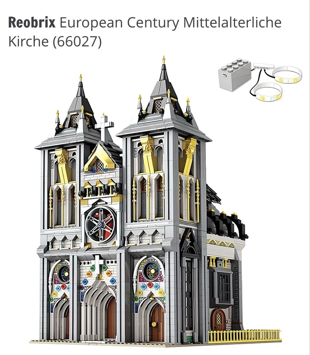 Lego Giocattoli: Klembaustein mittelalterliche Kirche – Nuovo e nell'imballaggio originale da Härkingen venduto da Muelli7 4