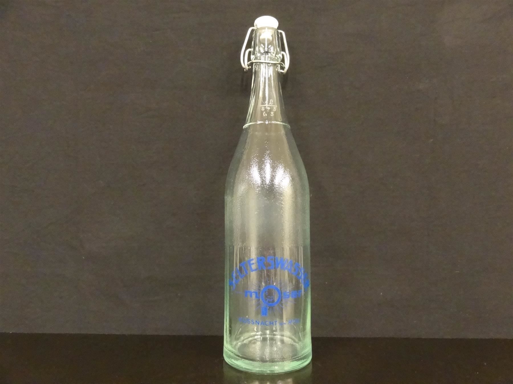 Bicchieri, Caraffe & Bottiglie: alte Flasche SELTERSWASSER MOSER 1963 – Usato da Kerzers venduto da Flaschenposten