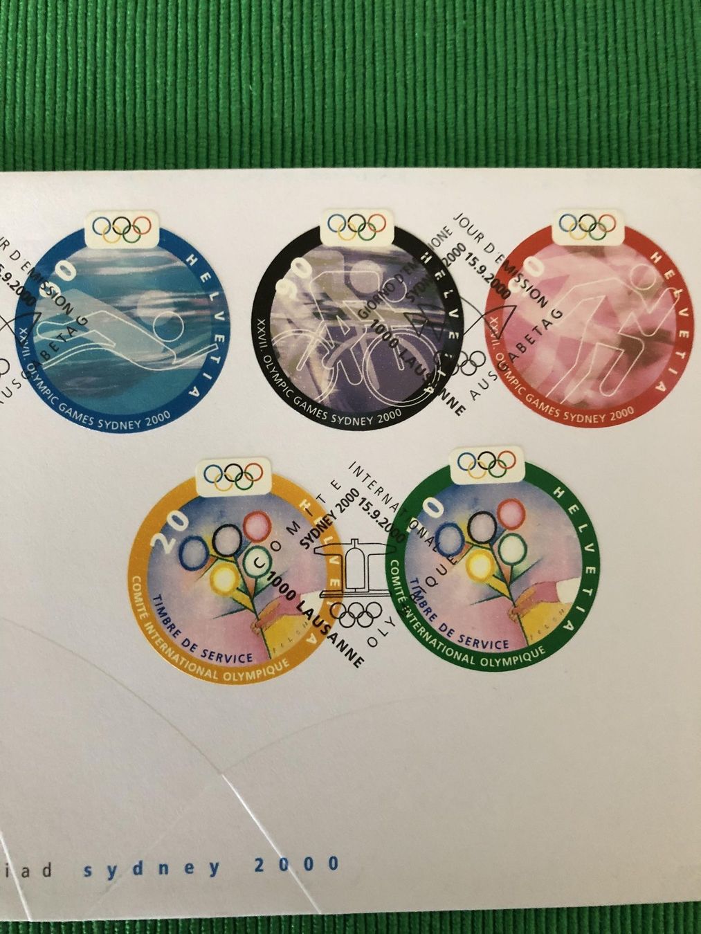 Tous les timbres: Olympiade Sydney 2000 – D'occasion à Horw par Luki49 1