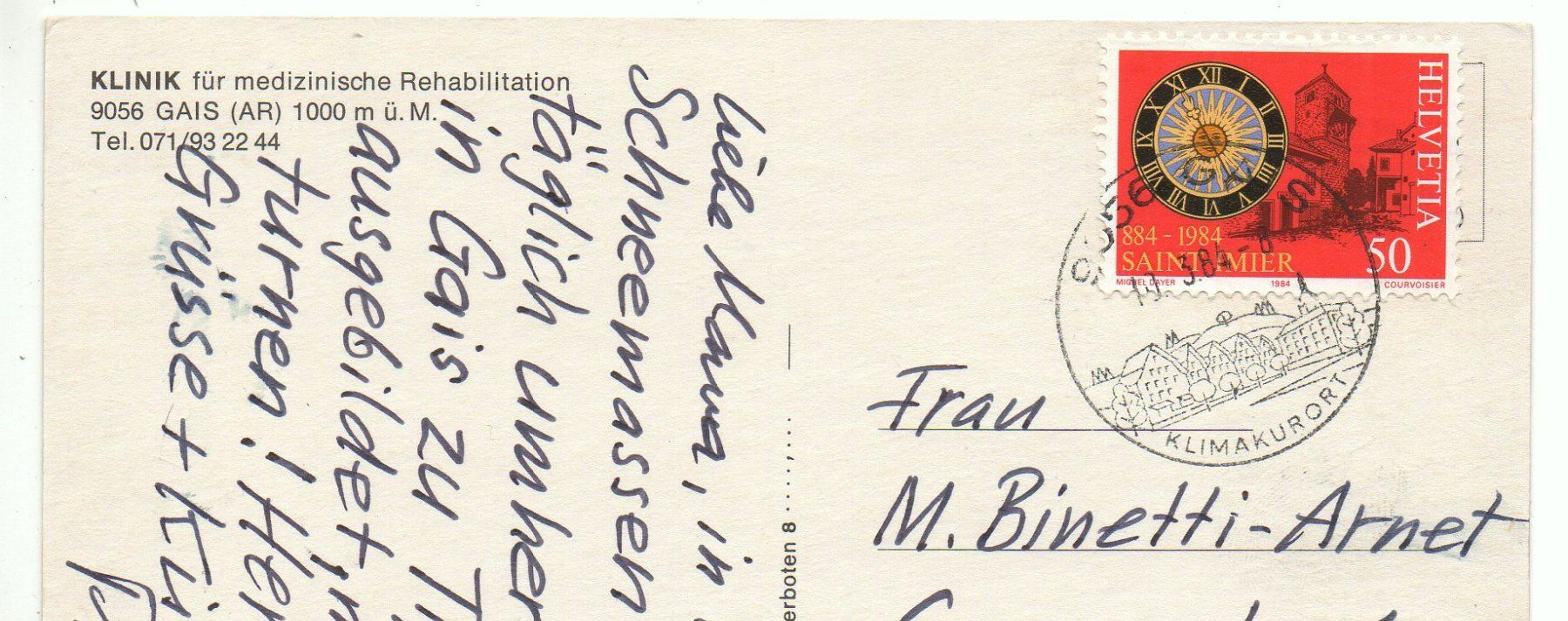 Cartoline postali: 4 Stk. Ansichtskarten GAIS – Usato da Jona venduto da philajona 7
