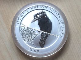 Münze Kookaburra 2008 / 1Unze Silber Australien
