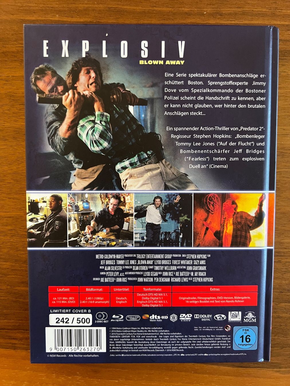 Tutti i DVDs: Explosiv - Blown Away Blu-ray/DVD Mediabook – Nuovo (secondo la descrizione) da Regensberg venduto da Predator1972 1