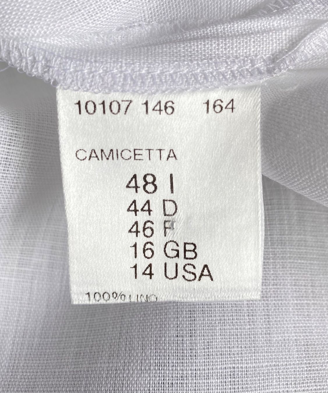 Aigner Camicette: Aigner Longbluse aus Leinen Grösse 44 – Usato da Oberwil BL venduto da Leni-Mischi 5