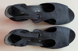 Damensandale, Gabor Comfort, dunkelblau, Gr. 6½