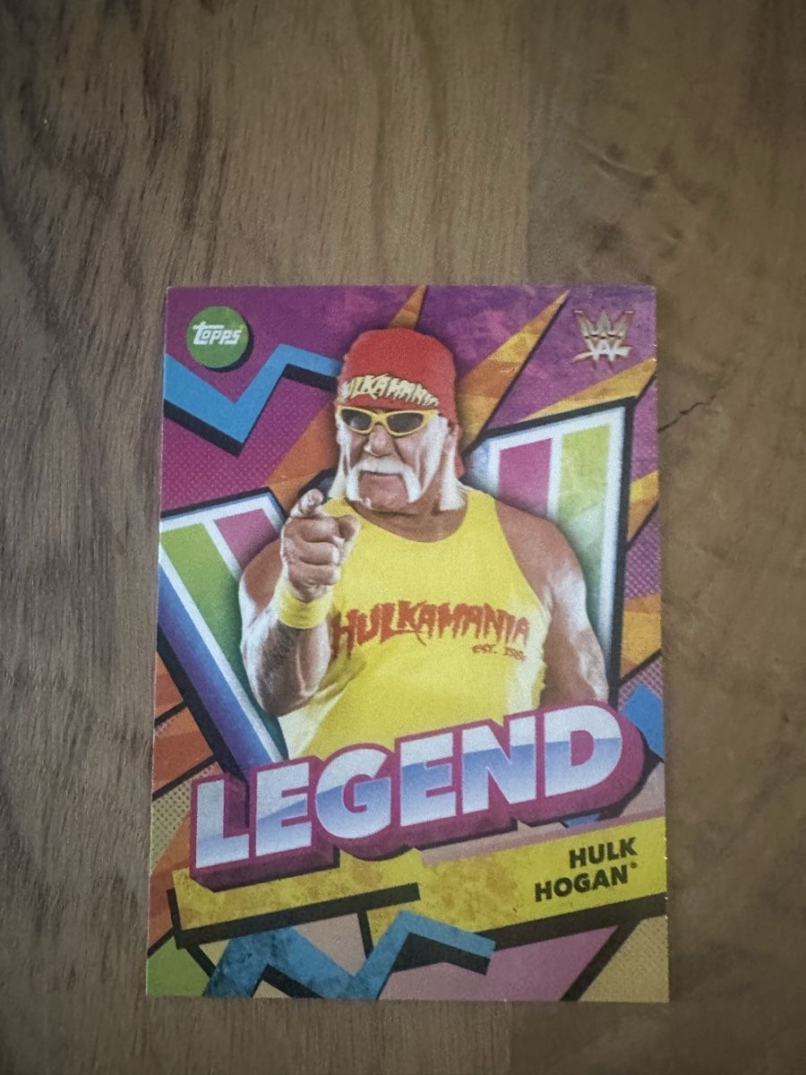 Topps Carte collezionabili: Hulk Hogan Topps Legend – Nuovo (secondo la descrizione) da Luzern venduto da LuzernTCGLab