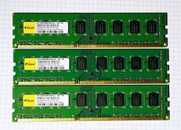 6GB ELIXIR (3× 2GB) PC3-10600 DDR3 Desktop RAM