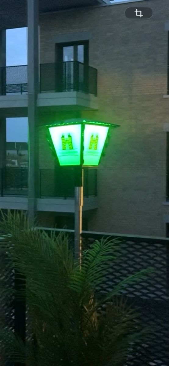 Lampade: Feldschlösschen Laterne mit LED-Farbbeleuchtung – Usato da Berg TG venduto da janik_h 5