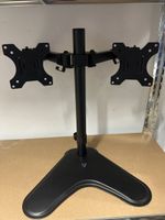 Dual Monitor Stand - Desk Mount, Full Motion - Black