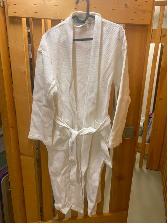 Bademantel 2er-Set, Weiss