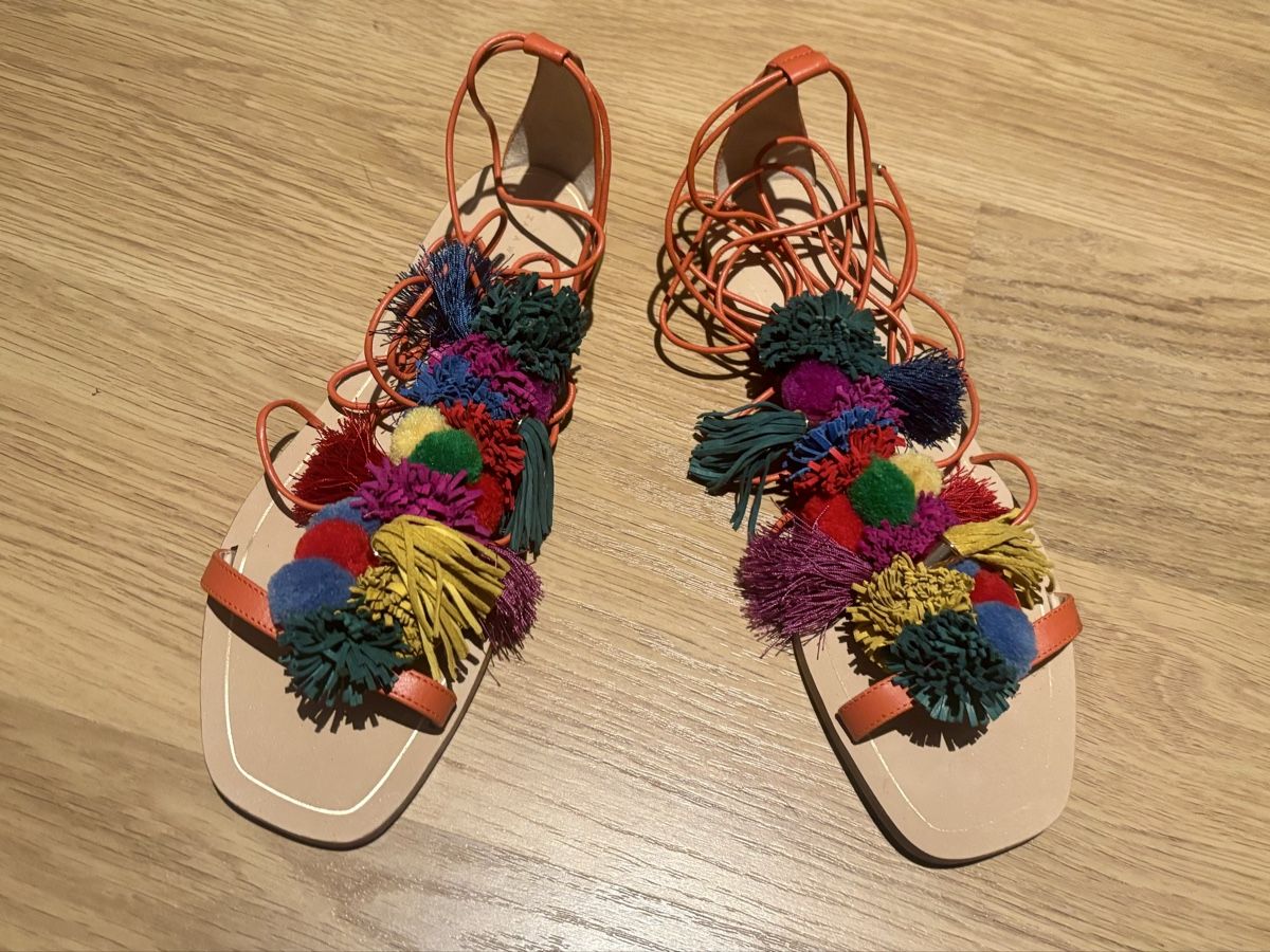 Zara Scarpe da donna: Zara Woman Sandalen Boho – Nuovo (secondo la descrizione) da Baden venduto da Tiffany6878 7