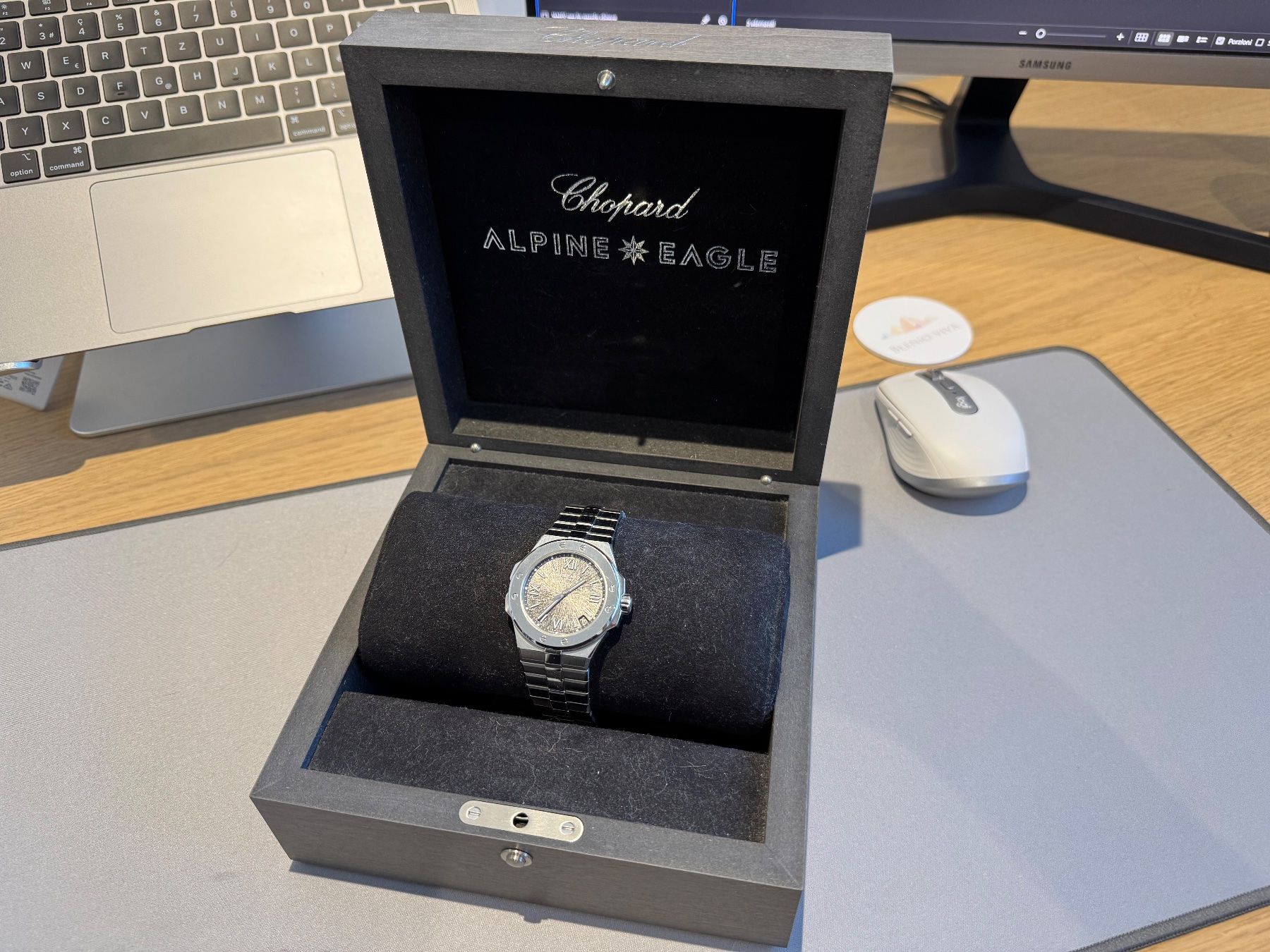Chopard Orologi: Chopard Alpine Eagle Acciaio 41mm Quadrante Grigio – Usato da Biasca venduto da Alan_p1980 1