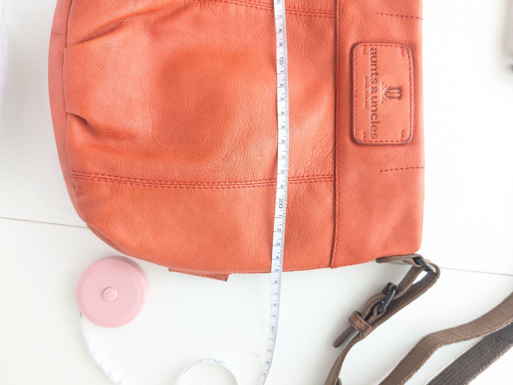 Aunts & Uncles Borse da donna: Tasche aunts & uncles Leder orange  – Usato da Rorschach venduto da olg_5qq2 9