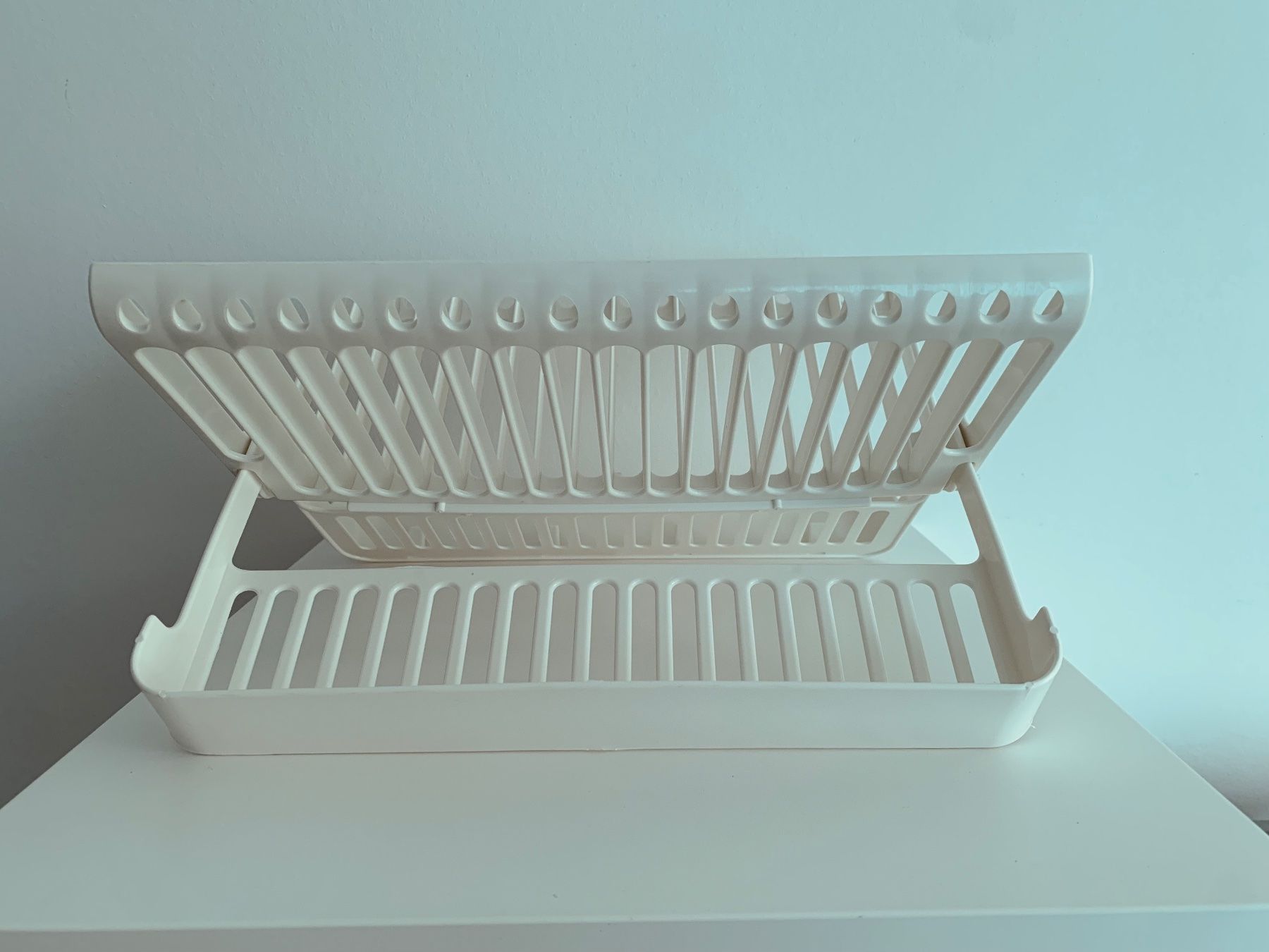Elettrodomestici da cucina: White foldable dish drying rack - save space now! – Usato da Basel venduto da cat_sq5m 1