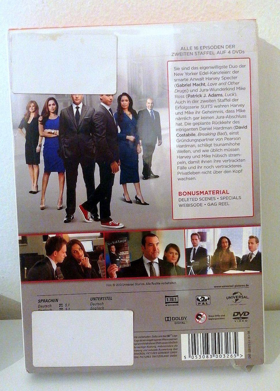 Tutti i DVDs: SUITS - Season Two - NEU! – Nuovo e nell'imballaggio originale da Brunnadern venduto da -Amarilis- 1