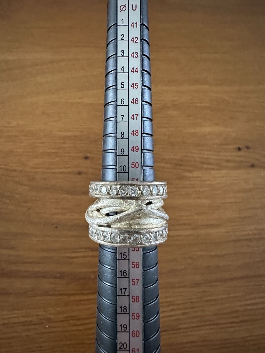 Anelli: Silberring mit Zirkonien – Usato da Wallisellen venduto da vanilla06 4