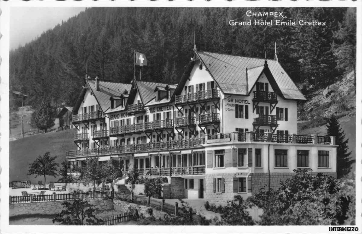 Cartoline postali: Champex VS // Grand Hôtel Emile Crettex – Usato da Basel venduto da intermezzo12
