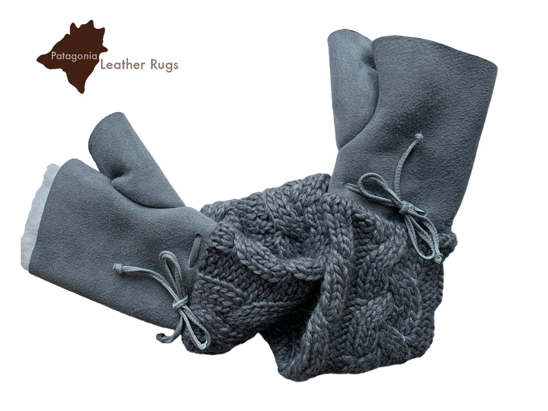 Guanti & manicotti: Halbfinger- Handschuhe Fäustlinge aus Schaffell – Nuovo e nell'imballaggio originale da Arbedo venduto da patagonialeatherrugs 5
