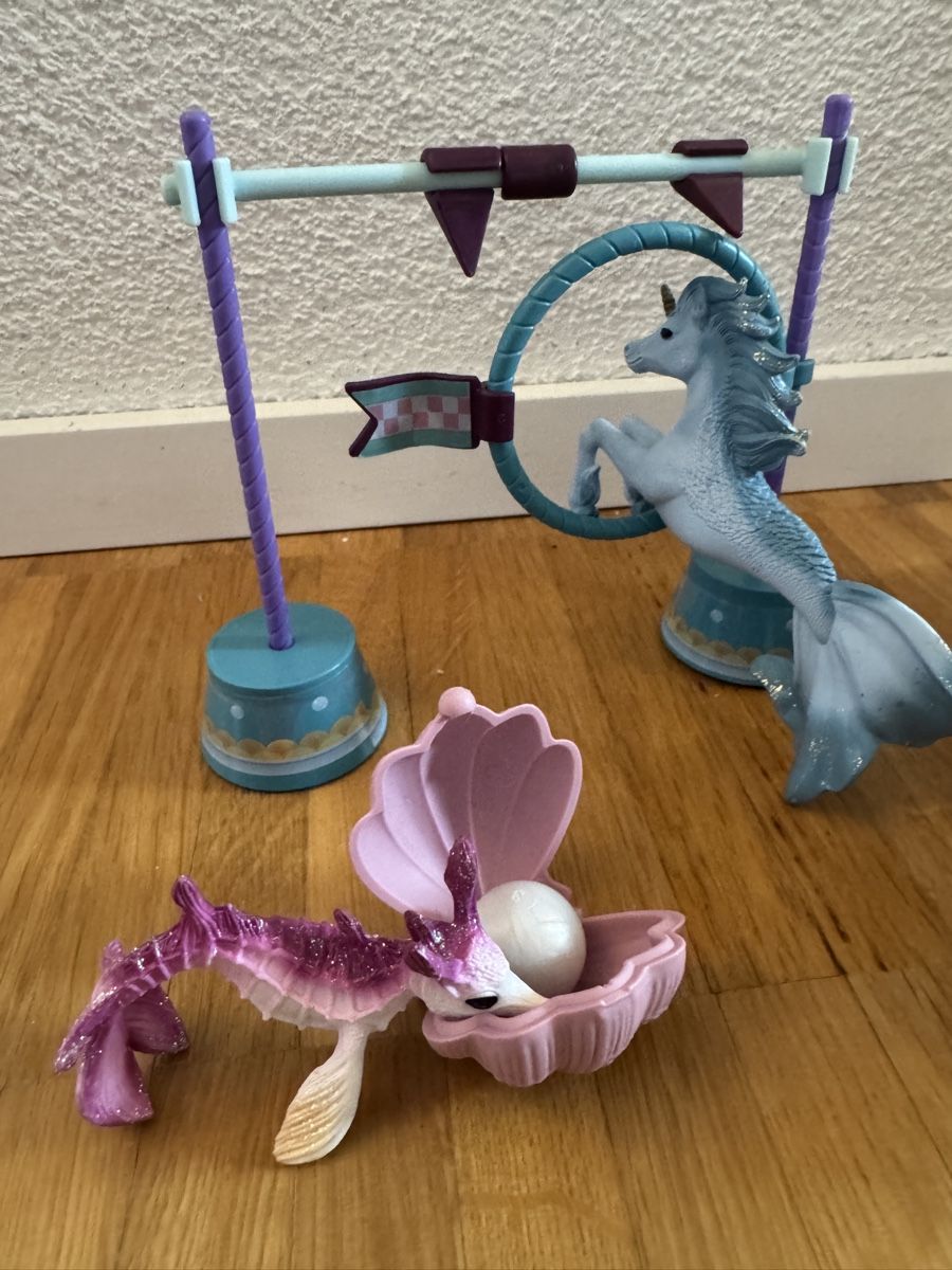 Schleich Spielzeuge: Schleich Set Einhorn mit Seepferdchen  – Gebraucht aus Affoltern am Albis von lu08