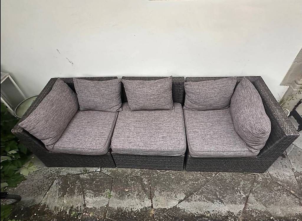 Divani: 5-teilige Gartenlounge Lounge grau – Usato da Zug venduto da _B.Sch 2