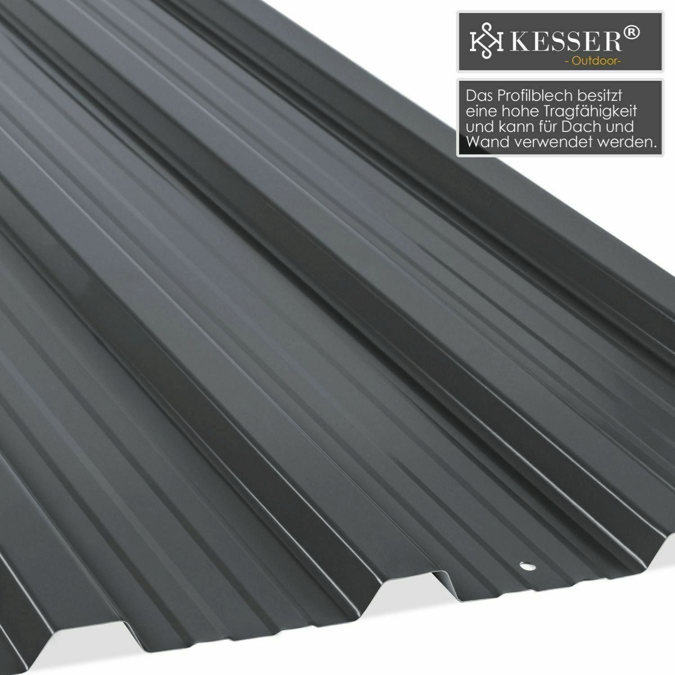 Pareti & Soffitti: KESSER 12x Profilblech Anthrazit – Nuovo e nell'imballaggio originale da Bottighofen venduto da zaap 3