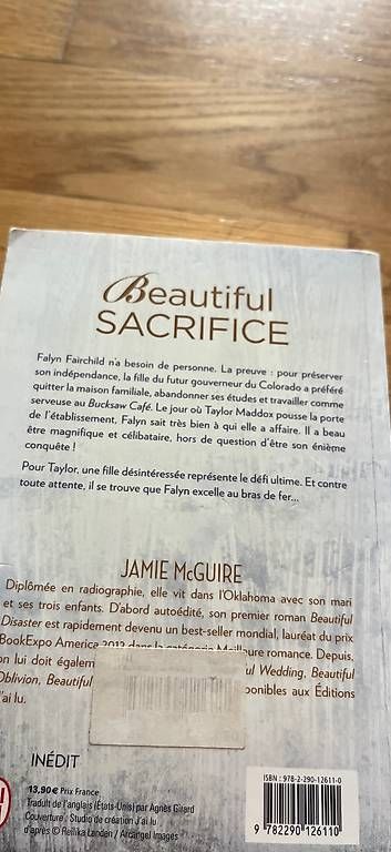 Bücher: Jamie Mc Guire : Beautiful Sacrifice  – Gebraucht aus Le Vaud von Gi... 1