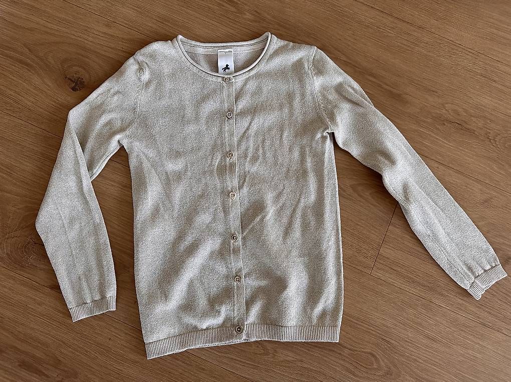Giacche & Cappotti: Feinstrickjacke gold/beige Gr.140 – Usato da Buchrain venduto da eule2109
