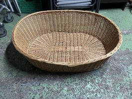 Hunde Korb Hundebett geflochten(D1)