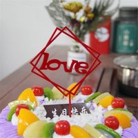 NEUER Torten Topper LOVEin Rot - 202313