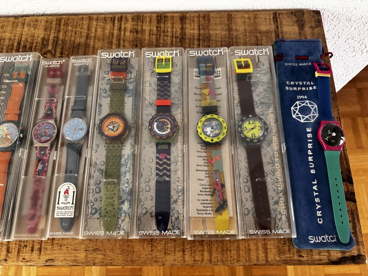 Swatch Orologi: Swatch Uhren aus den 90er – Usato da Kloten venduto da Chailds