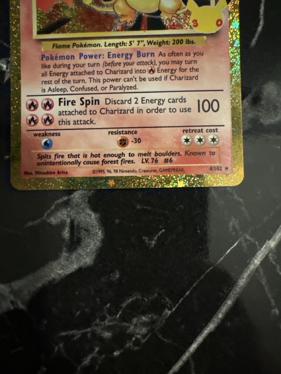Pokémon Carte collezionabili: Charizard pokemon  – Nuovo (secondo la descrizione) da La Chaux-de-Fonds venduto da Fooleee 1